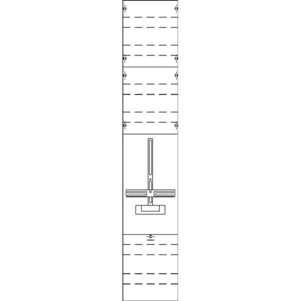 KA473 Meter panel, Field width: 1, Rows: 0, 1350 mm x 250 mm x 160 mm, IP2XC image 8