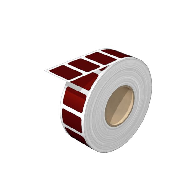 Device marking, halogen-free, Self-adhesive, 27 mm, Polyester, red image 2