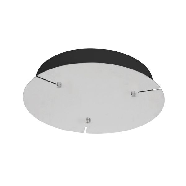 Plate 1-3 rings Chrome Aluminium LED 75 Watt Driver Incl. Input 100-240V 2.1A 50/60Hz Output 12V 8.5A D: 30 H: 5.5 cm image 1