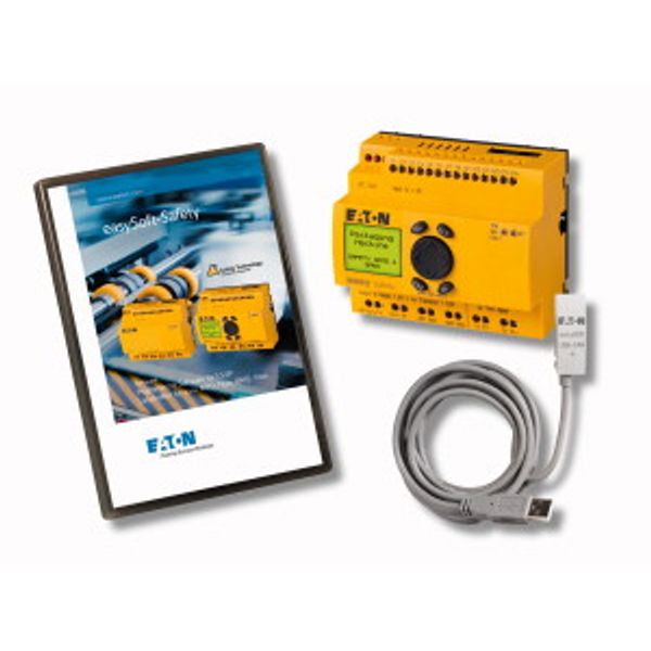 Starter kit with ES4P-221-DMXD1, ESP-SOFT, easy800-USB-CAB image 2