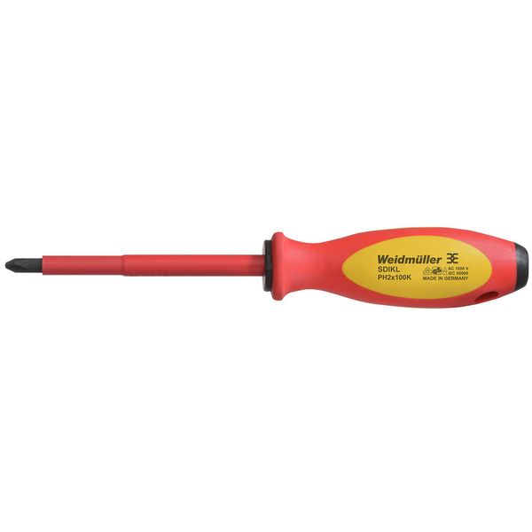 Crosshead screwdriver, Form: Philips, Size: 2, Blade length: 100 mm image 1