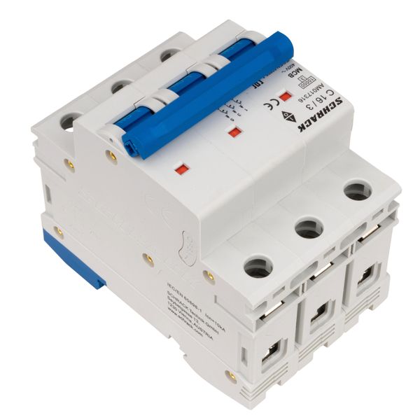 Miniature Circuit Breaker (MCB) AMPARO 10kA, C 16A, 3-pole image 7