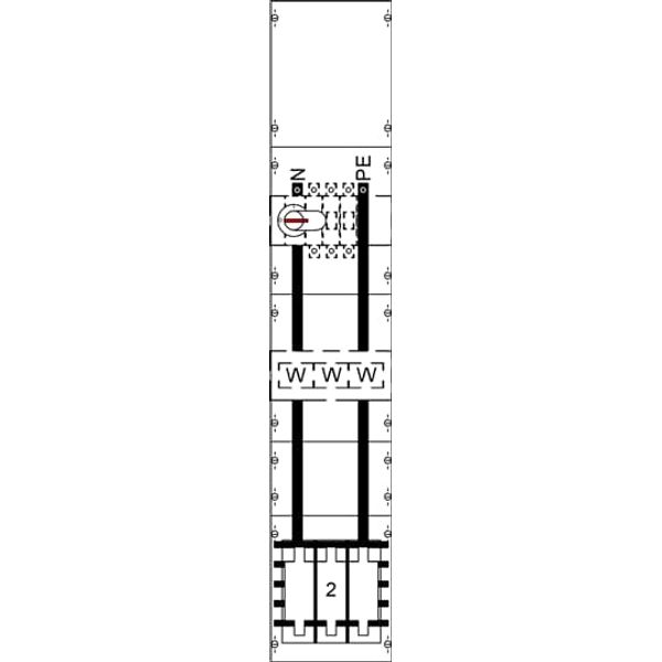 KA4037 CT meter panel, Field width: 1, Rows: 0, 1350 mm x 250 mm x 160 mm, IP2XC image 32