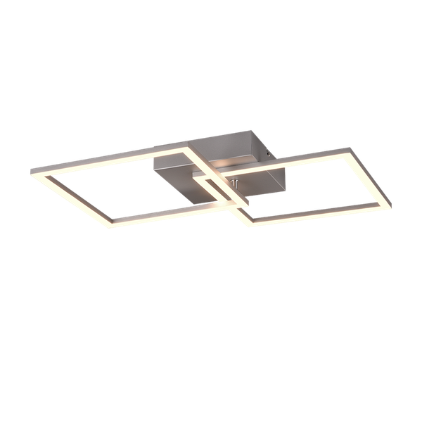 Trail LED ceiling lamp 2-pc grey image 1