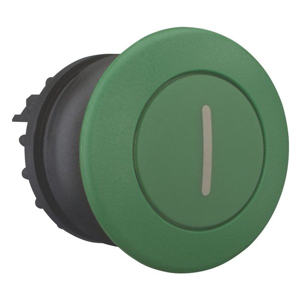 Mushroom actuator, RMQ-Titan, Mushroom, maintained, Mushroom green, green, inscribed, Bezel: black image 12