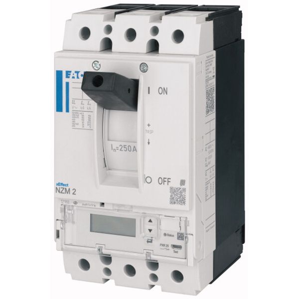 NZM2 PXR25 circuit breaker - integrated energy measurement class 1, 100A, 3p, Screw terminal, earth-fault protection and zone selectivity image 3