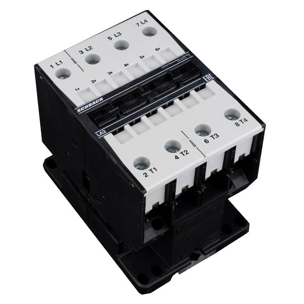 Contactor, 37kW, 74A AC3, 130A AC1, 4-pole, 230VAC image 4