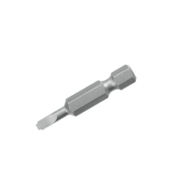 Bit for slotted screws, E 6.3 DIN 3126, With assembly peg, Slotted, 4  image 2