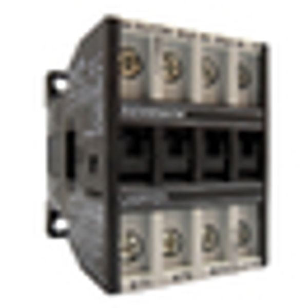 Contactor 3pole, 4kW, AC3, 10A, 24VAC + 1NO built in image 2