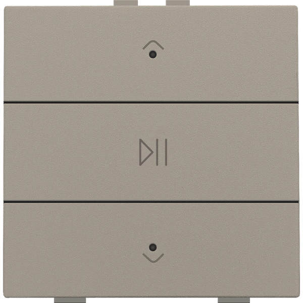 Single audio control with LEDs for Niko Home Control, bronze coated image 2