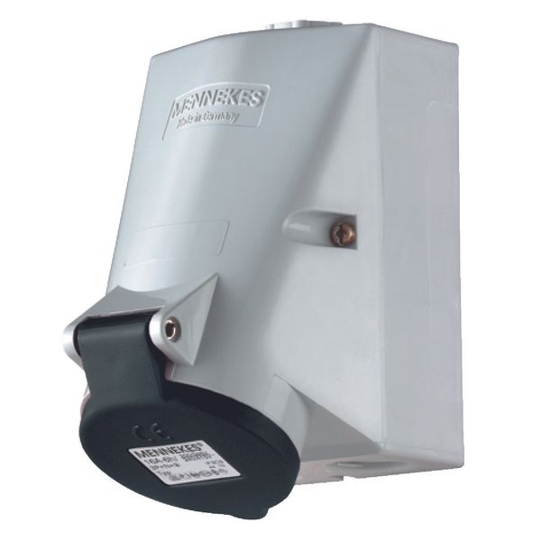 Mennekes Wall mounted recept., 16A4p7h500V, IP44 3032 image 2