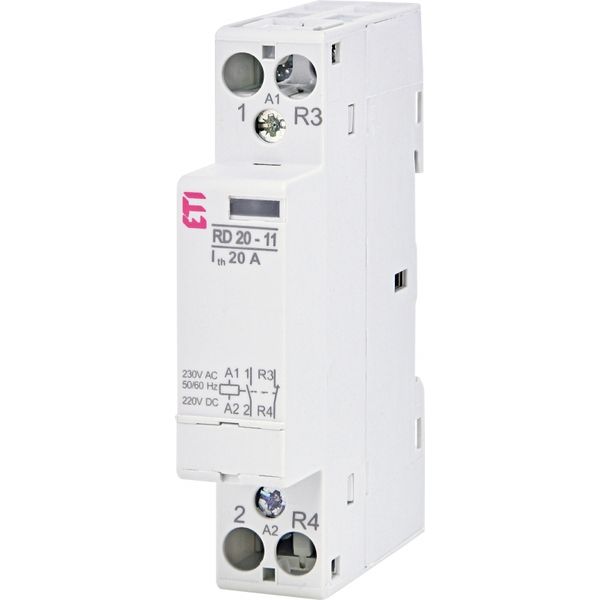 Modular contactor, RD 20-11-230V AC/DC image 1