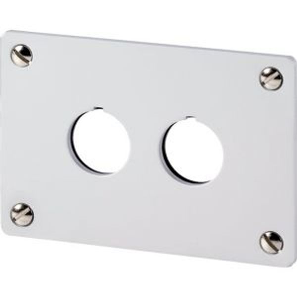 Flush mounting plate, 2 mounting locations image 4