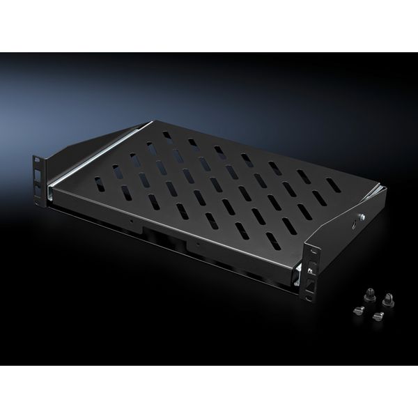 Component shelf, for one 482.6 mm (19") mounting level, pull-out, 2 U image 5