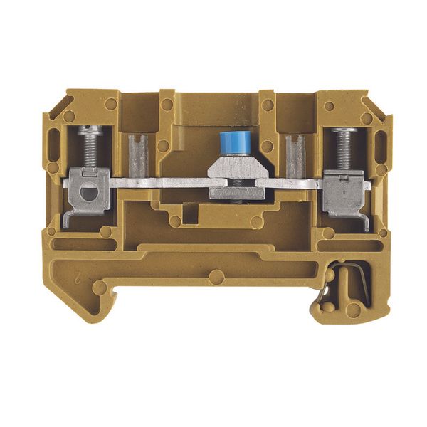 Test-disconnect terminal, Screw connection, 4 mm², 400 V, 32 A, slidin image 1