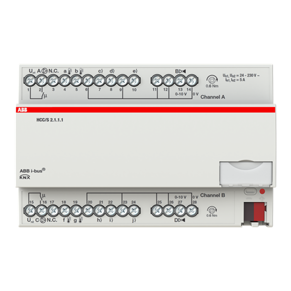 HCC/S2.1.1.1 Heating/Cooling Circuit Controller, 2-fold, 0-10 V, MDRC image 6