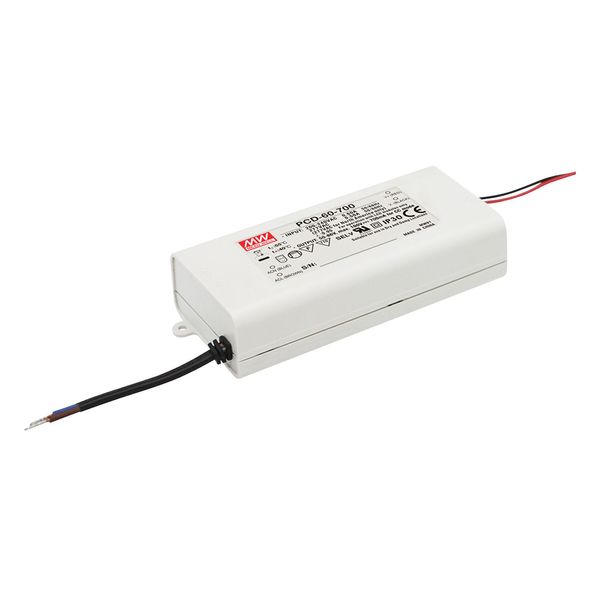 PCD-60-1050B Led driver, Class2 60W, 34-57V, 1050mA CC dimmable, MEAN WELL image 1