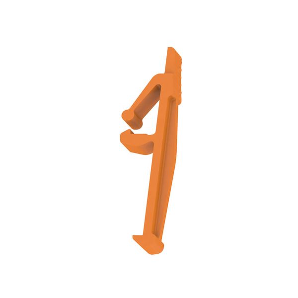 Locking clips (terminal), Wemid, orange image 1