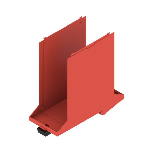 Basic element, IP20 in installed state, Plastic, red, Width: 45 mm image 2