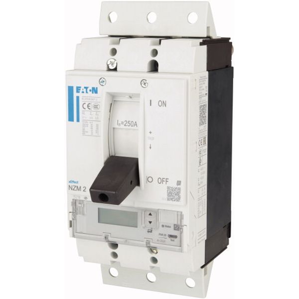 NZM2 PXR25 circuit breaker - integrated energy measurement class 1, 250A, 3p, Screw terminal, plug-in technology image 4