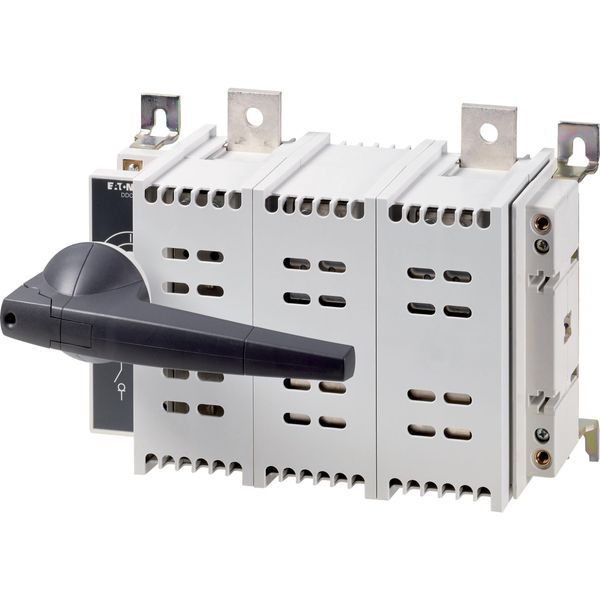 DC switch disconnector, 800 A, 2 pole, 1 N/O, 1 N/C, with grey knob, service distribution board mounting image 3