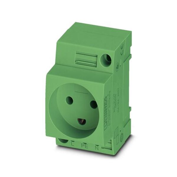 Socket outlet for distribution board Phoenix Contact EO-K/UT/GN 250V 16A AC image 1