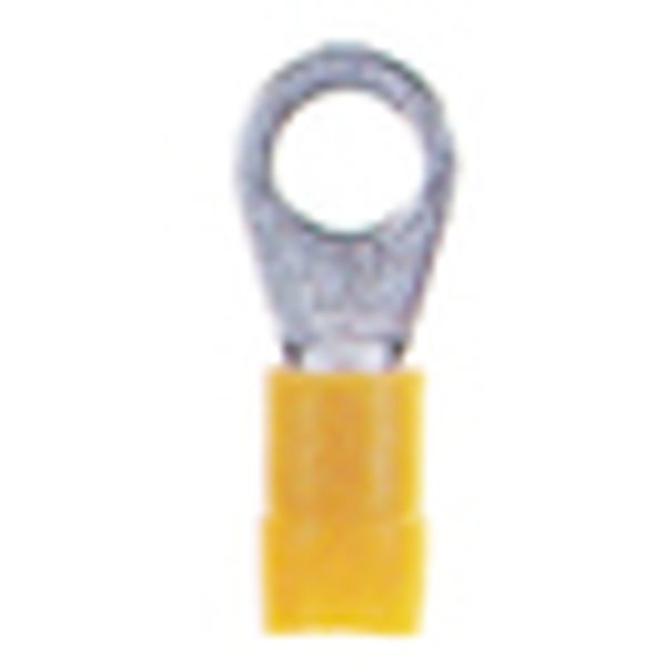 Insulated ring connector terminal M5 yellow, 4-6mmý image 2