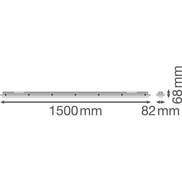 DAMP PROOF 1500 81W 840 IP65 GY image 13