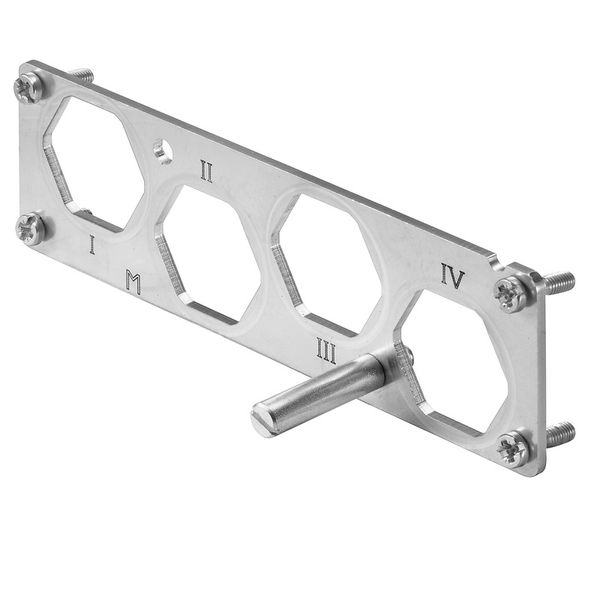 Mounting frame for industrial connector, Series: HighPower, Size: 8, N image 2