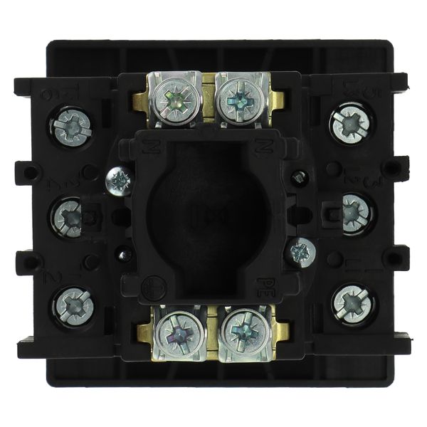 Main switch, P1, 40 A, flush mounting, 3 pole, STOP function, With black rotary handle and locking ring, Lockable in the 0 (Off) position image 22