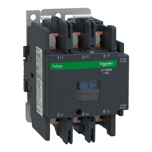 TeSys Deca contactor , 3P(3 NO) , AC-3/AC-3e , = 440V, 80 A , 220V AC 50/60 Hz coil image 4