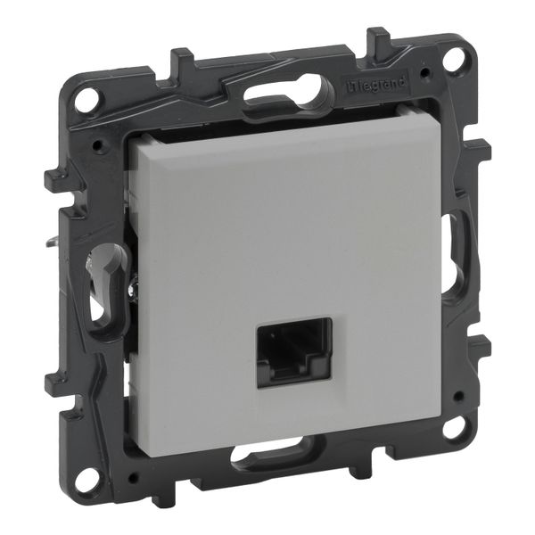 RJ45 socket Niloé Step category 6 STP aluminium image 1