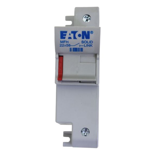 Fuse-holder, low voltage, 125 A, AC 690 V, 22 x 58 mm, Neutral, IEC image 4