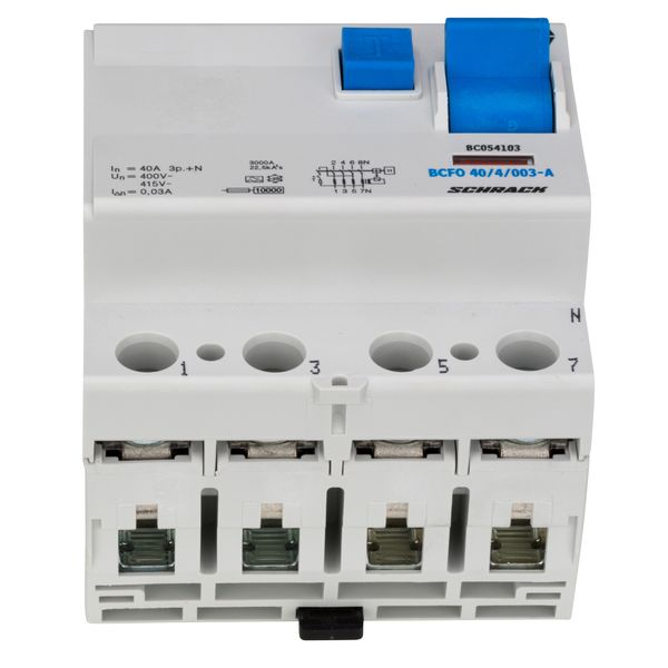 Residual current circuit breaker, 40A, 4-pole,30mA, type A image 5