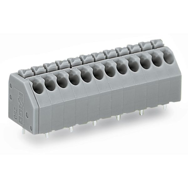 PCB terminal block push-button 1.5 mm² light gray image 3