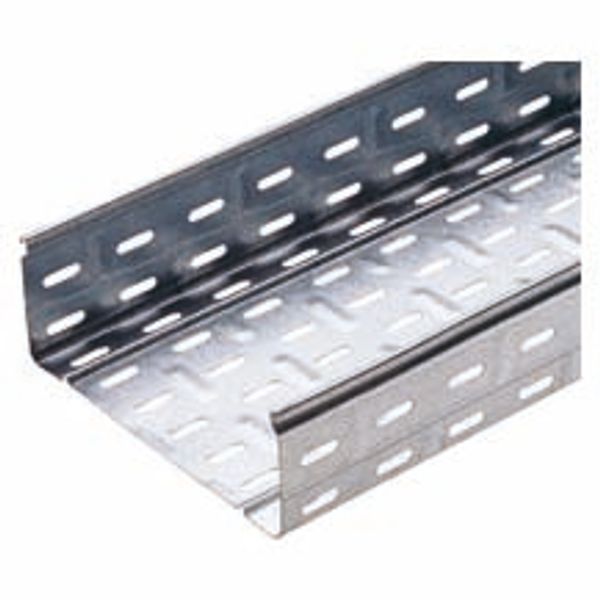 CABLE TRAY WITH TRANSVERSE RIBBING IN GALVANISED STEEL BRN65 - WIDTH 605MM - FINISHING: Z 275 image 1