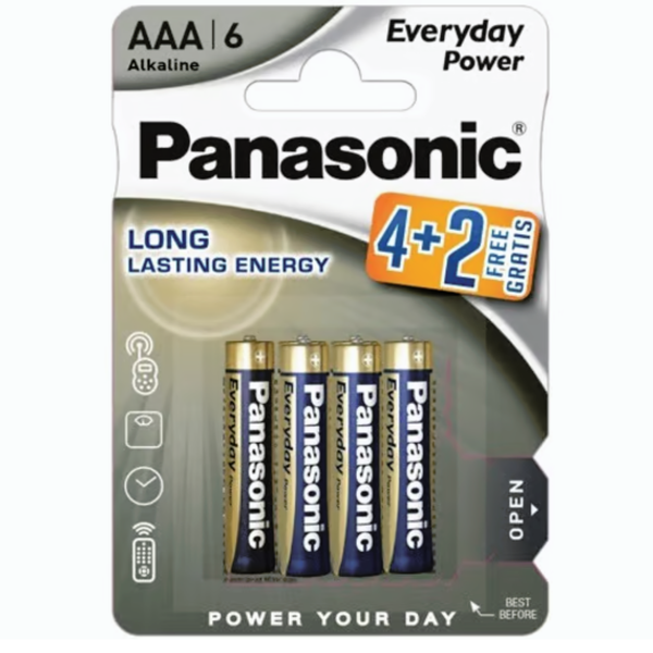 PANASONIC Everyday Power LR03 AAA BL4+2 image 1