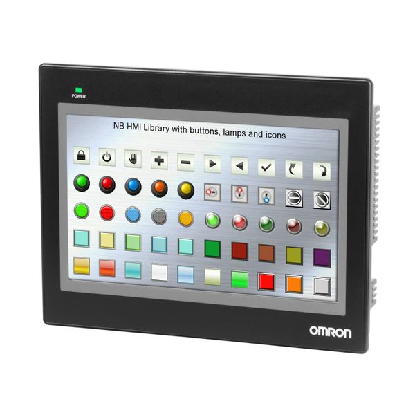 Touch screen HMI, 10.1 inch WVGA (800 x 480 pixel), TFT color, Etherne image 2