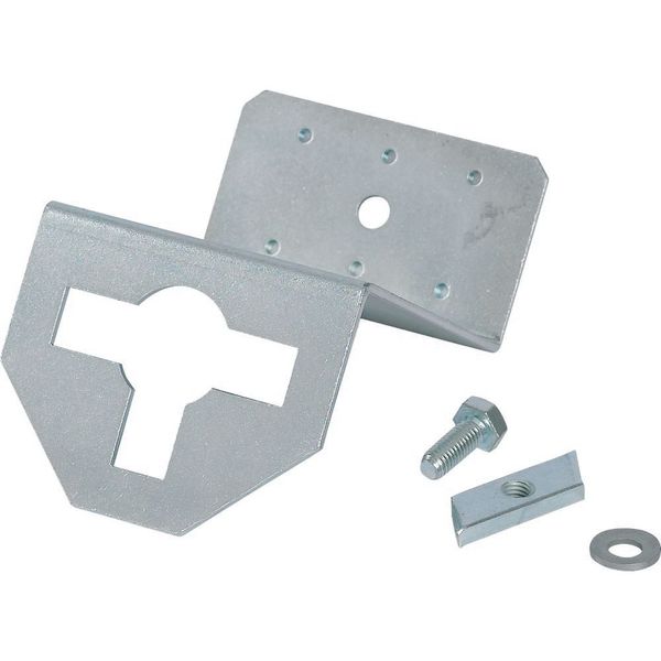 Wall fixing bracket for CI housing, T=100mm image 4