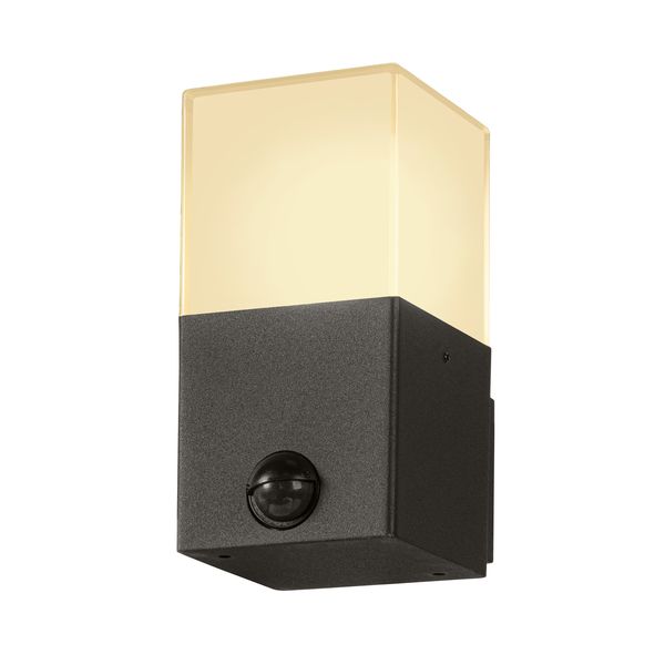 GRAFIT E27 square sensor, wall-mounted luminaires anthracite image 5