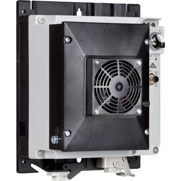 Speed controllers, 8.5 A, 4 kW, Sensor input 4, 230/277 V AC, AS-Interface®, S-7.4 for 31 modules, HAN Q4/2, with braking resistance, with fan image 20