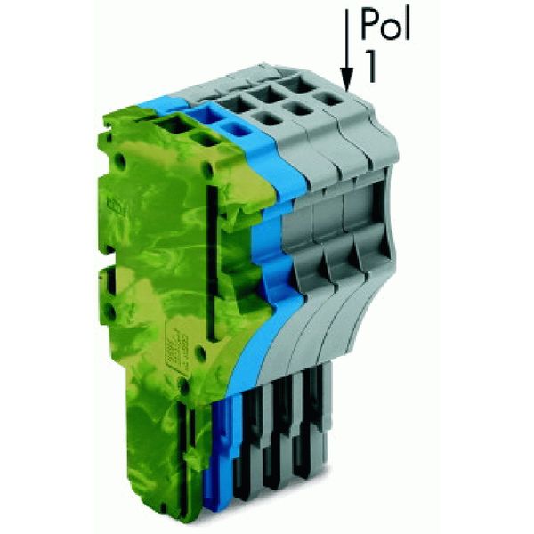 1-conductor female connector Push-in CAGE CLAMP® 1.5 mm² green-yellow/ image 3