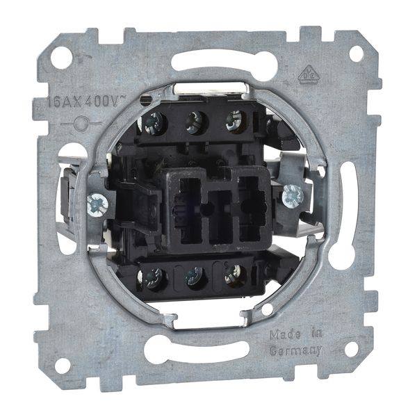 Rocker switch insert 16 A, one-way, 3-pole, screw terminals image 2