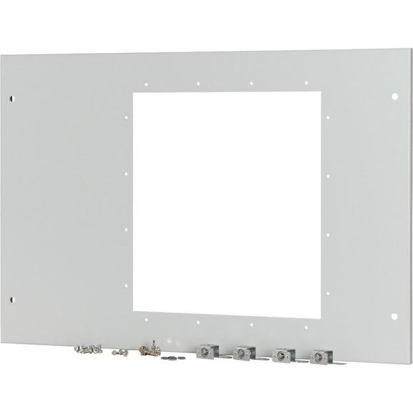 Front cover for IZMX40, withdrawable, HxW=550x800mm, grey image 2