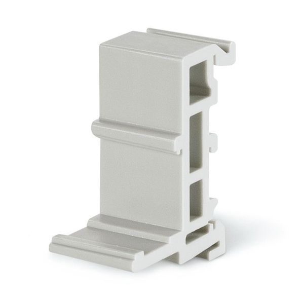 DIN RAIL BRACKET FOR MULTI-WAY CONNECTOR image 1