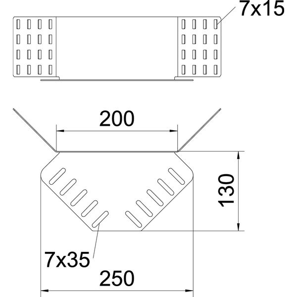 REV 110 DD Corner connector for cable tray image 2