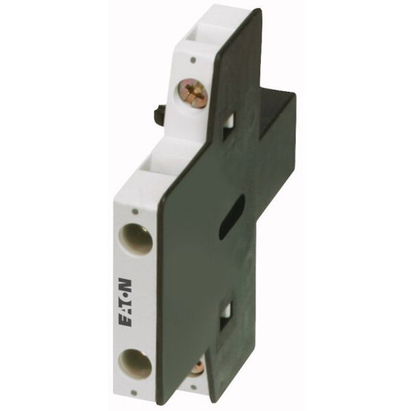 Auxiliary contact module, 2 pole, Ith= 10 A, 1 N/O, 1 NC, Side mounted, Screw terminals, DILM40 - DILM225A, -SI image 1