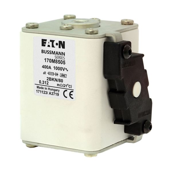 Fuse-link, high speed, 700 A, AC 1000 V, size 3, 74 x 92 x 91 mm, aR, IEC, UL, single indicator image 3