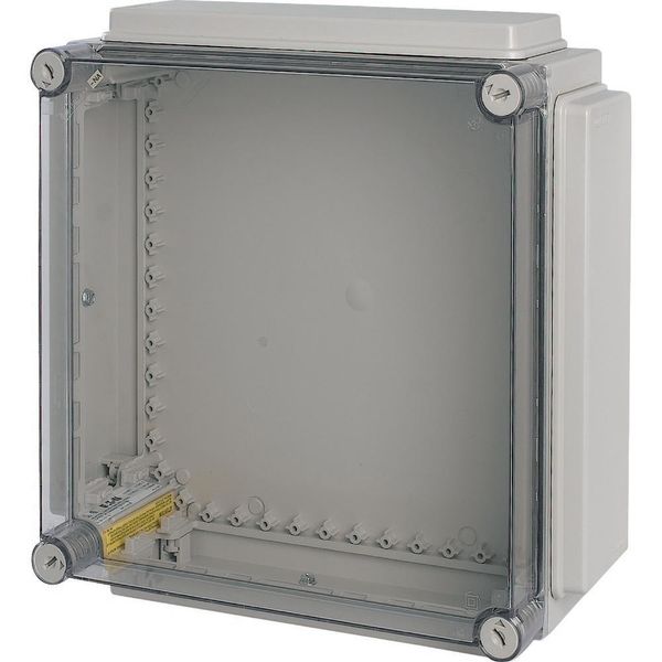 Insulated enclosure, top+bottom open, HxWxD=421x421x175mm, NA type image 2