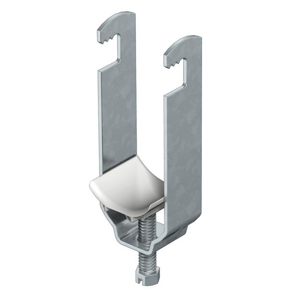 2056F 2 16 FT  Clamp clip, 2-fold, 12-16mm, Steel, St, hot-dip galvanized, DIN EN ISO 1461 image 1
